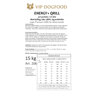 V.I.P. ENERGY+ Qrill 15kg