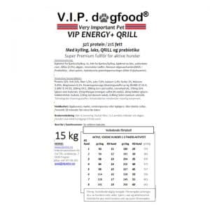 V.I.P. ENERGY+ Qrill 15kg