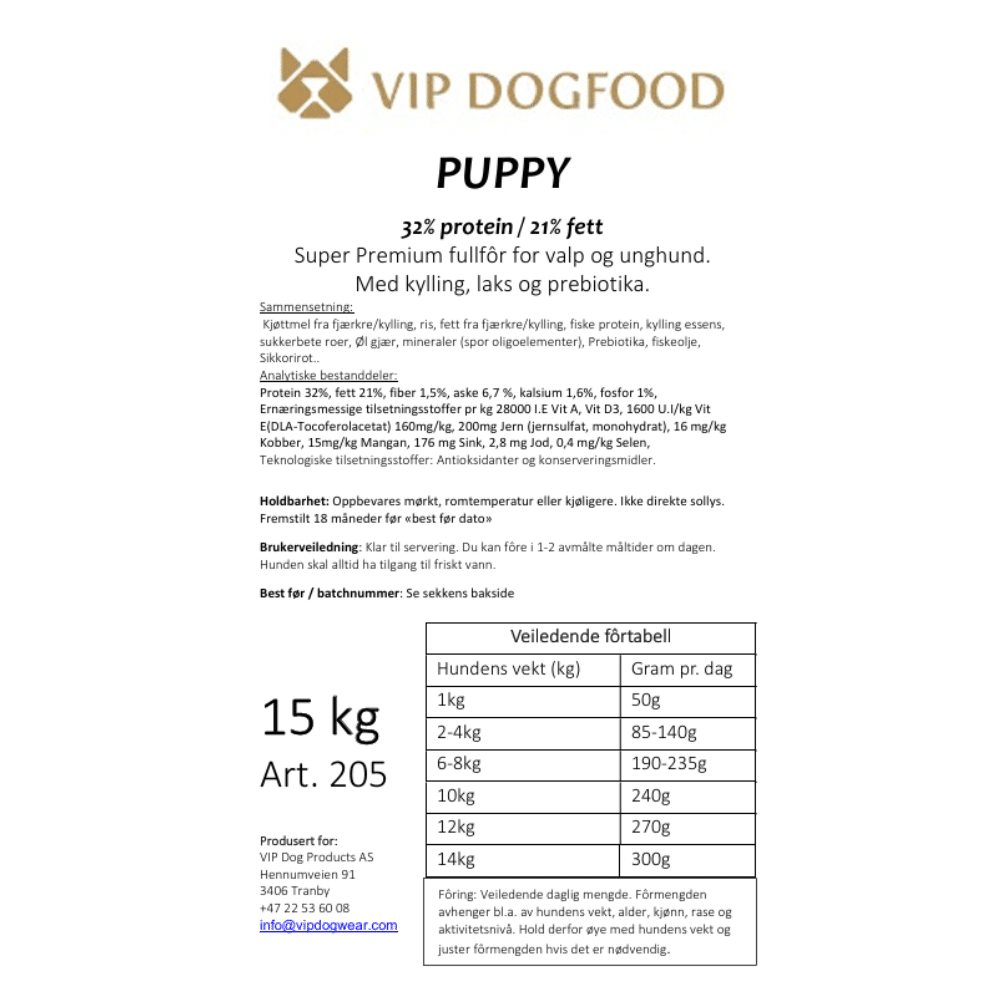 V.I.P. PUPPY 15kg